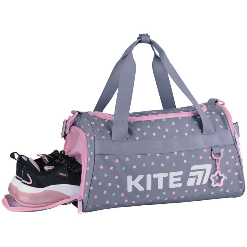 Спортивна сумка Kite Education 2505 Kawaii Stars 16л Сірий (K25-2505-1)