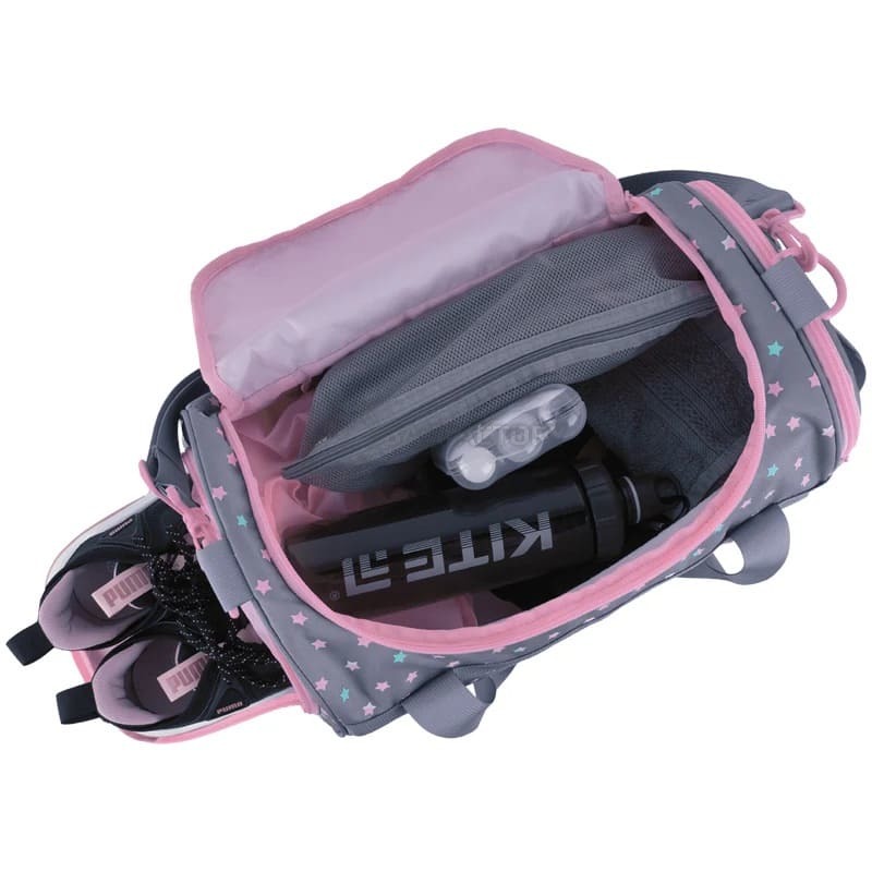 Спортивна сумка Kite Education 2505 Kawaii Stars 16л Сірий (K25-2505-1)