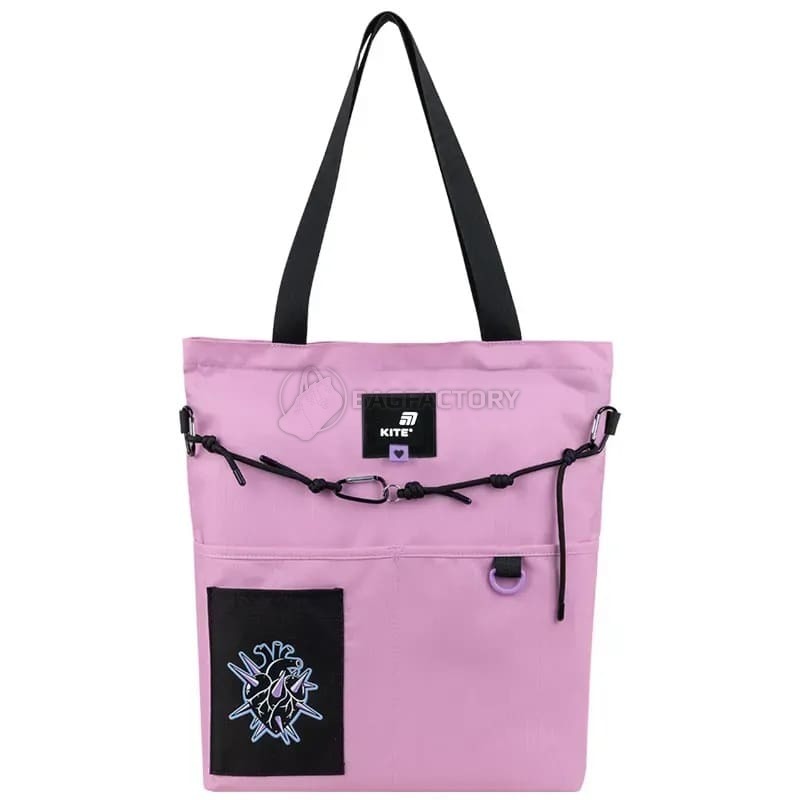 Молодіжна сумка-шопер Kite Education teens 586-6 11л Рожевий (K25-586-6)