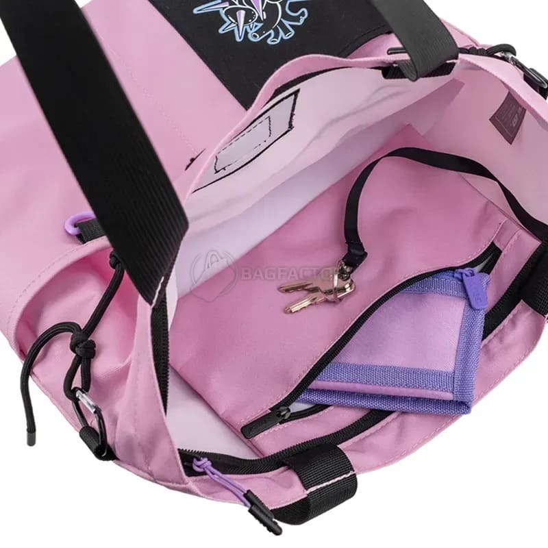 Молодіжна сумка-шопер Kite Education teens 586-6 11л Рожевий (K25-586-6)