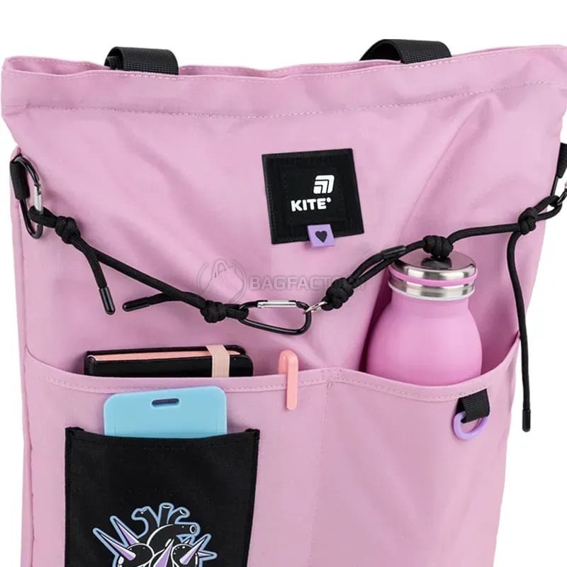 Молодіжна сумка-шопер Kite Education teens 586-6 11л Рожевий (K25-586-6)