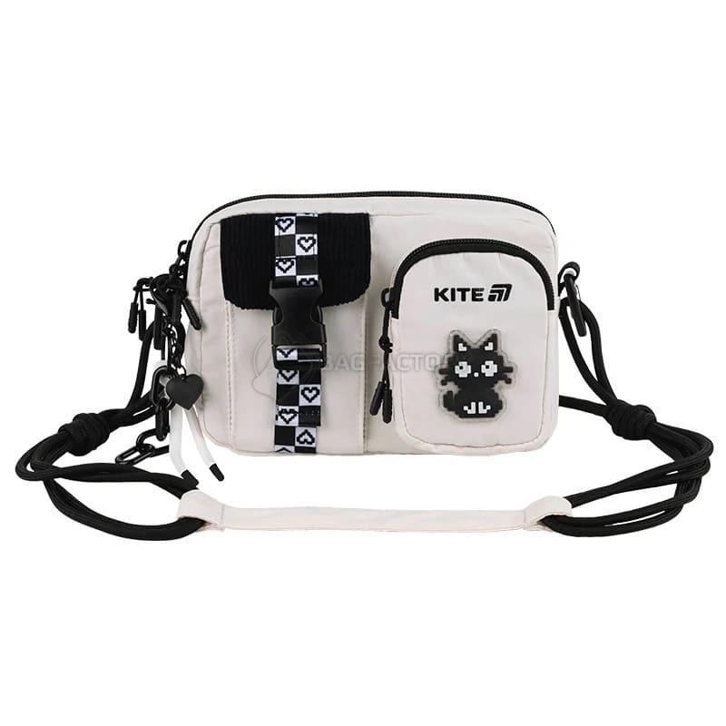 Сумка-кросбоді молодіжна Kite Education teens 2л Бежевий (K25-2522-1)