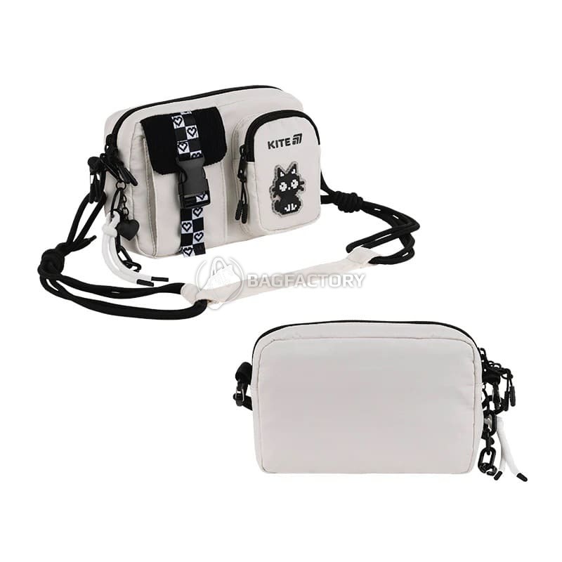 Сумка-кросбоді молодіжна Kite Education teens 2л Бежевий (K25-2522-1)