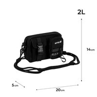 Сумка-кросбоді молодіжна Kite Education teens 2л Чорний (K25-2522-4)