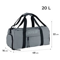 Спортивна сумка Kite Education teens 20л Сірий (K25-2530-2)