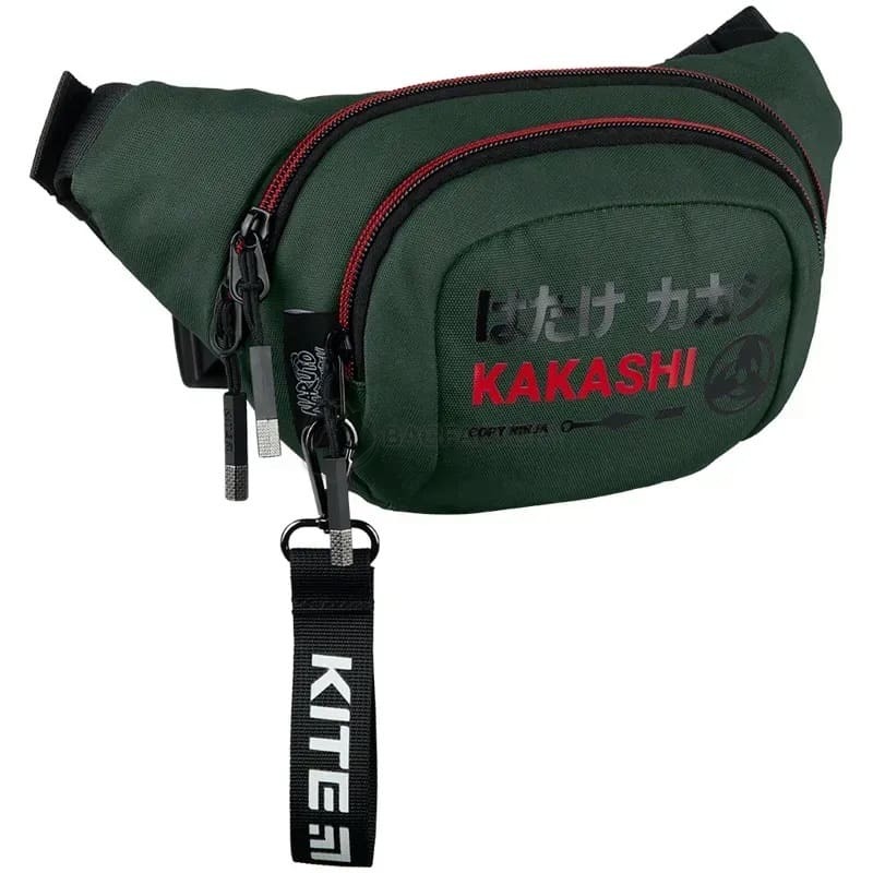 Поясна сумка Kite Education teens 1007-1 Naruto 2.5л Хакі (NR23-1007-1)