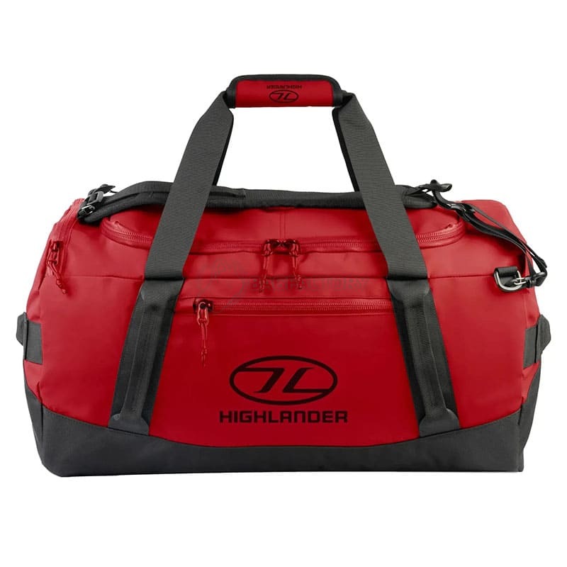 Дорожня сумка водозахисна Highlander Hauler Duffel 65L Red (931641)