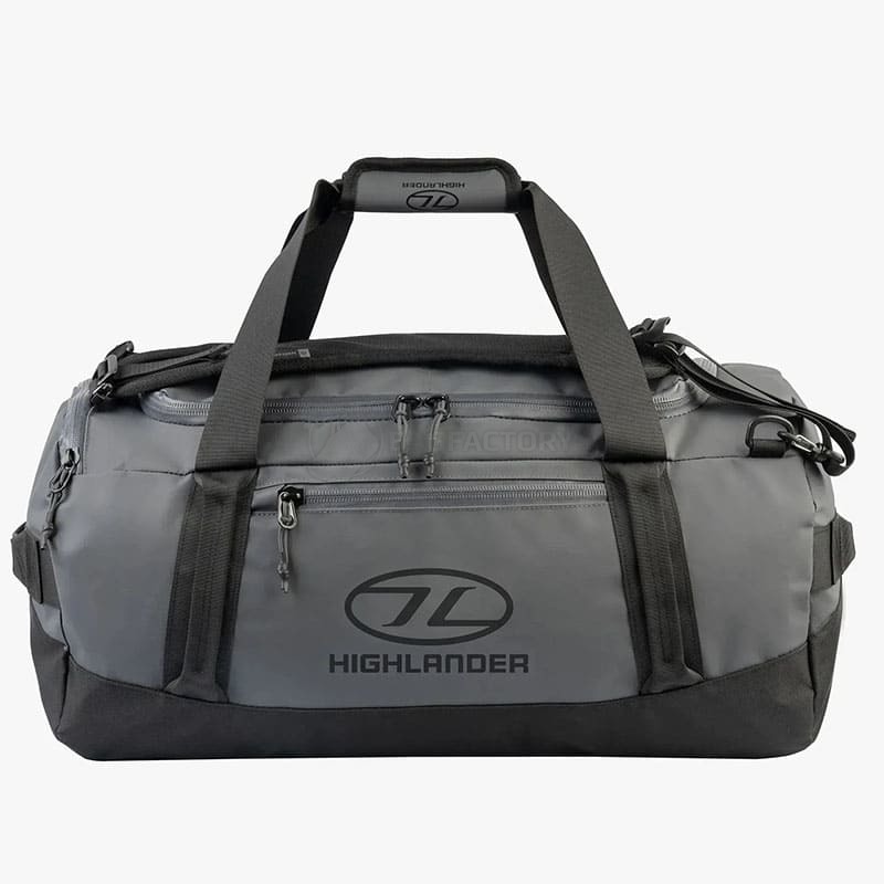 Дорожня сумка водозахисна Highlander Hauler Duffel 45L Dark Grey (931676)
