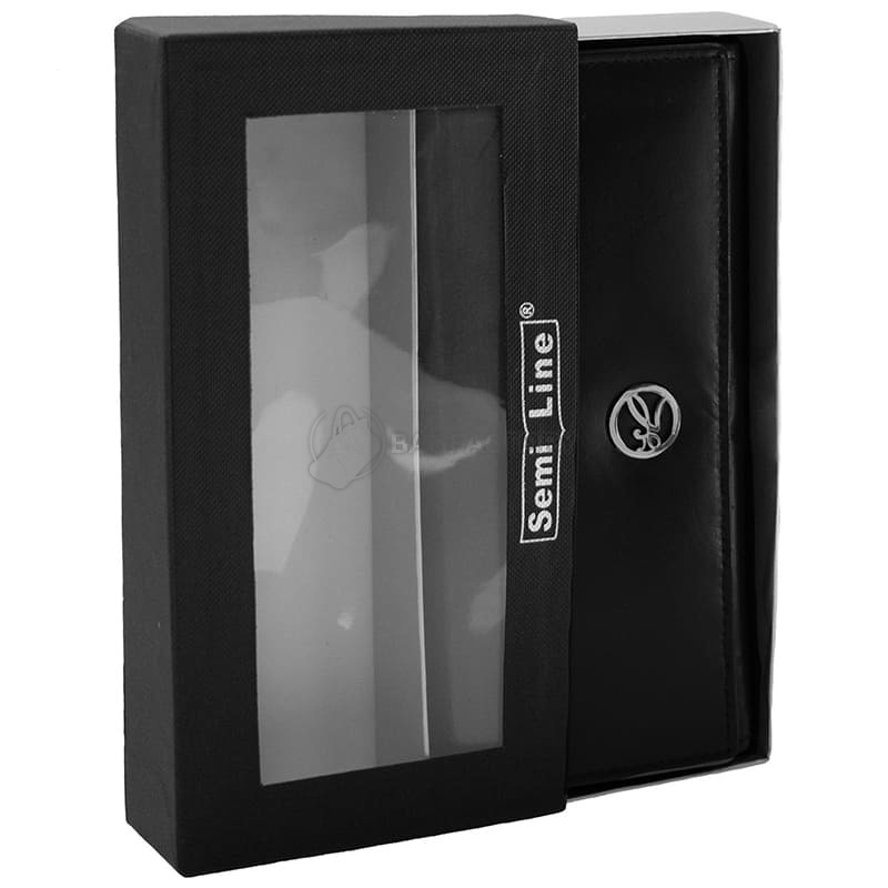 Гаманець жіночий шкіряний Semi Line RFID Black (DAS303163)