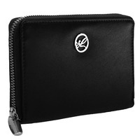 Гаманець жіночий шкіряний Semi Line RFID Black на блискавці (DAS303159)