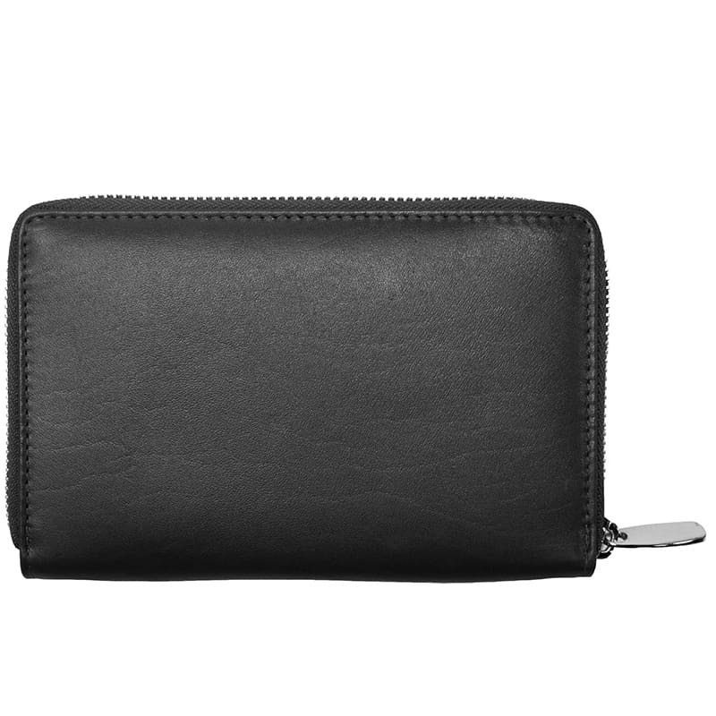 Гаманець жіночий шкіряний Semi Line RFID Black на блискавці (DAS303159)