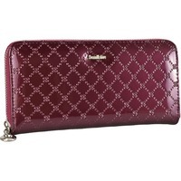 Гаманець жіночий шкіряний Semi Line RFID Dark Red на блискавці (DAS303147)