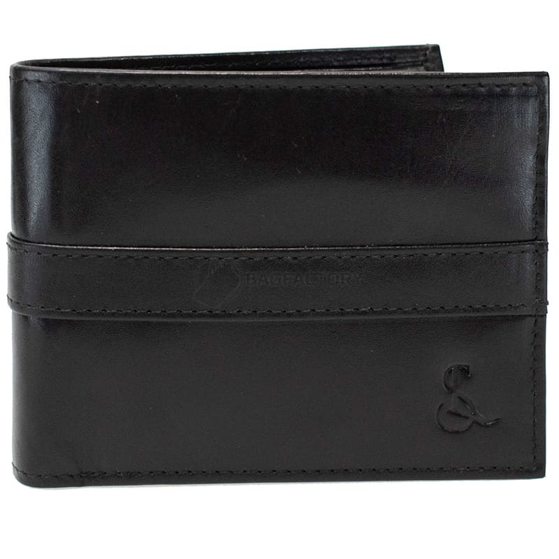 Портмоне чоловіче шкіряне Semi Line RFID Black (DAS303153)
