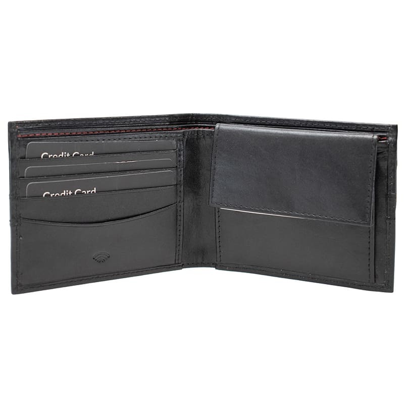 Портмоне чоловіче шкіряне Semi Line RFID Black (DAS303153)