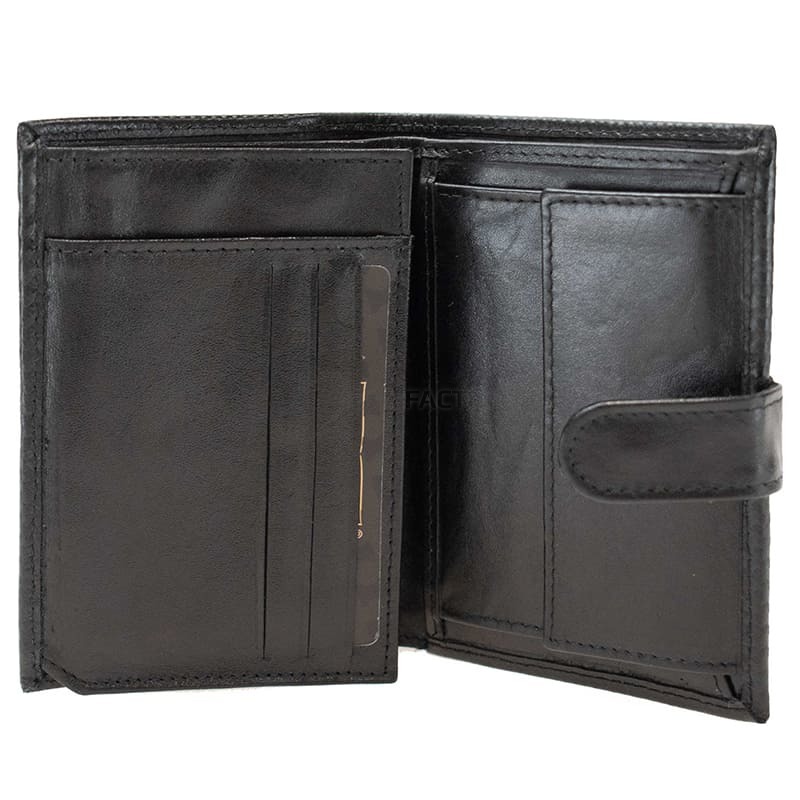 Портмоне чоловіче шкіряне Semi Line RFID Black (DAS303158)