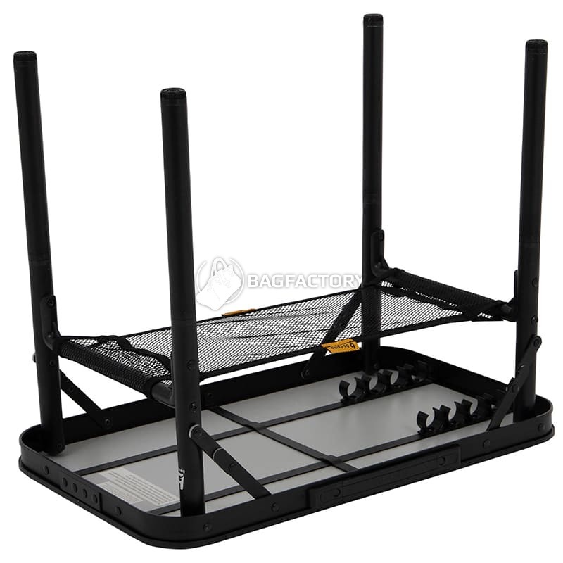 Стіл розкладний Bo-Camp Woodbine 56x34 cm Black/Wood look (DAS303265)