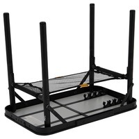 Стіл розкладний Bo-Camp Woodbine 56x34 cm Black/Wood look (DAS303265)