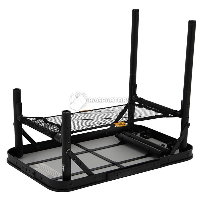 Стіл розкладний Bo-Camp Woodbine 56x34 cm Black/Wood look (DAS303265)