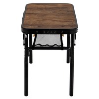 Стіл розкладний Bo-Camp Woodbine 56x34 cm Black/Wood look (DAS303265)