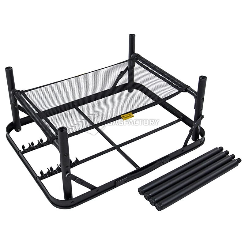 Стіл розкладний Bo-Camp Garland 60x45 cm Black/Wood look (DAS303266)