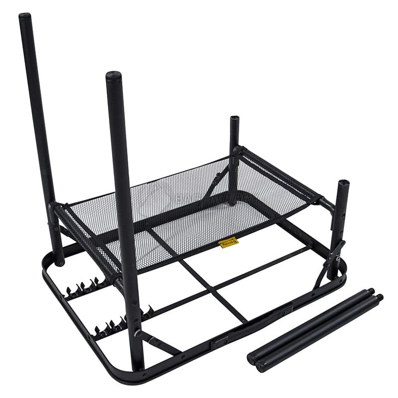 Стіл розкладний Bo-Camp Garland 60x45 cm Black/Wood look (DAS303266)