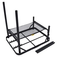 Стіл розкладний Bo-Camp Garland 60x45 cm Black/Wood look (DAS303266)