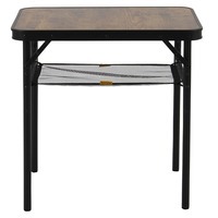 Стіл розкладний Bo-Camp Garland 60x45 cm Black/Wood look (DAS303266)