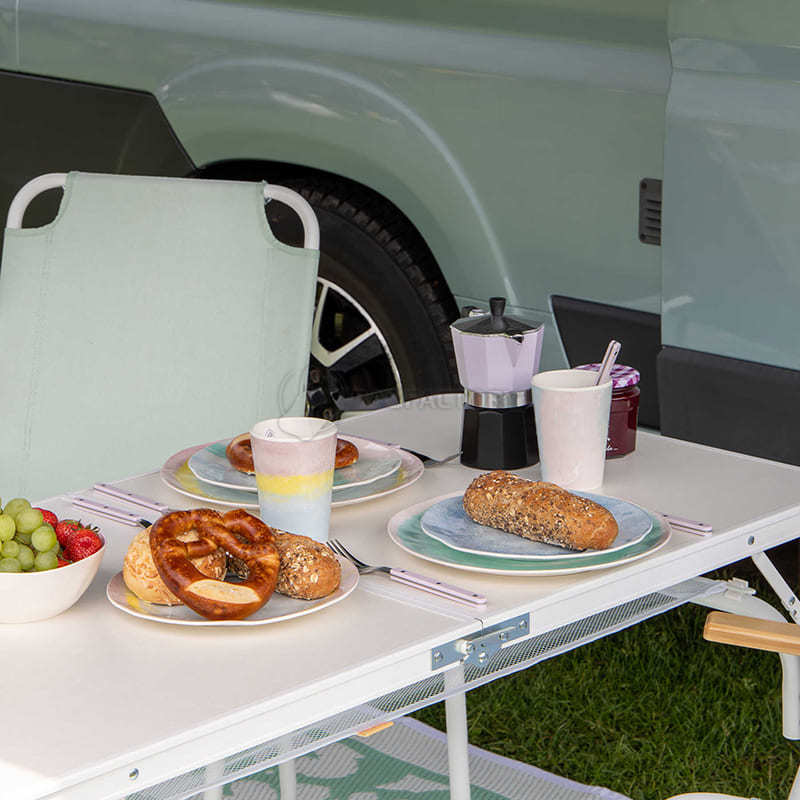 Стіл розкладний Bo-Camp Garland 120x60 cm Pastel Yvoire (DAS303269)