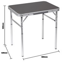 Стіл розкладний Bo-Camp 60x45 cm Grey (DAS303271)