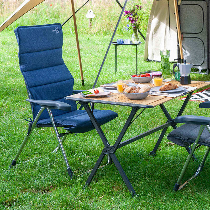 Стіл розкладний Bo-Camp Maryland M 80x63 cm Bamboo Brown (DAS303288)