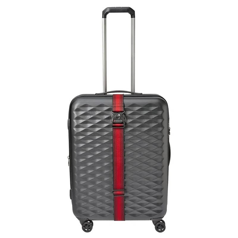 Ремінь для багажу Wenger Travel Accessorie Black-Red 182 см (Wt604597)