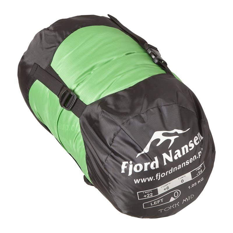 Спальний мішок Fjord Nansen Tokk Mid 0°C Emerald Right SBS 198 см (fn_70482)