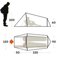 Намет двомісний Ferrino Sling 2 Blue (929756)