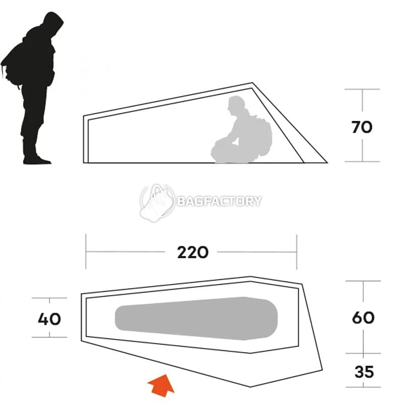 Намет одномісний Ferrino Piuma 1 Blue (931779)