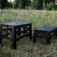 Стіл кемпінговий Tribe Camp Table Low пластиковий 70x44x39.5 см Black (T-EF-0003-black)