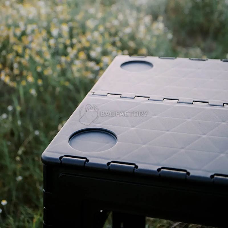 Стіл кемпінговий Tribe Camp Table Low пластиковий 70x44x39.5 см Black (T-EF-0003-black)