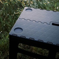 Стіл кемпінговий Tribe Camp Table Low пластиковий 70x44x39.5 см Black (T-EF-0003-black)