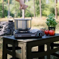 Стіл кемпінговий Tribe Camp Table High пластиковий 70x44.5x55 см Olive (T-EF-0004-olive)