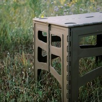 Стіл кемпінговий Tribe Camp Table High пластиковий 70x44.5x55 см Olive (T-EF-0004-olive)