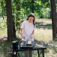 Стіл кемпінговий Tribe Camp Table Alu 86x42x44-68 см Black (T-EC-0005-black)