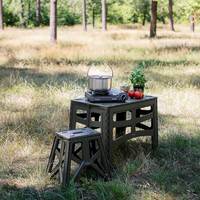 Стілець кемпінговий Tribe Camp Chair High пластиковий Olive (T-EF-0002-olive)