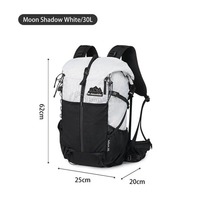 Туристичний рюкзак Naturehike Helium CNK2300016 30+5 л Чорний (6976507661331)