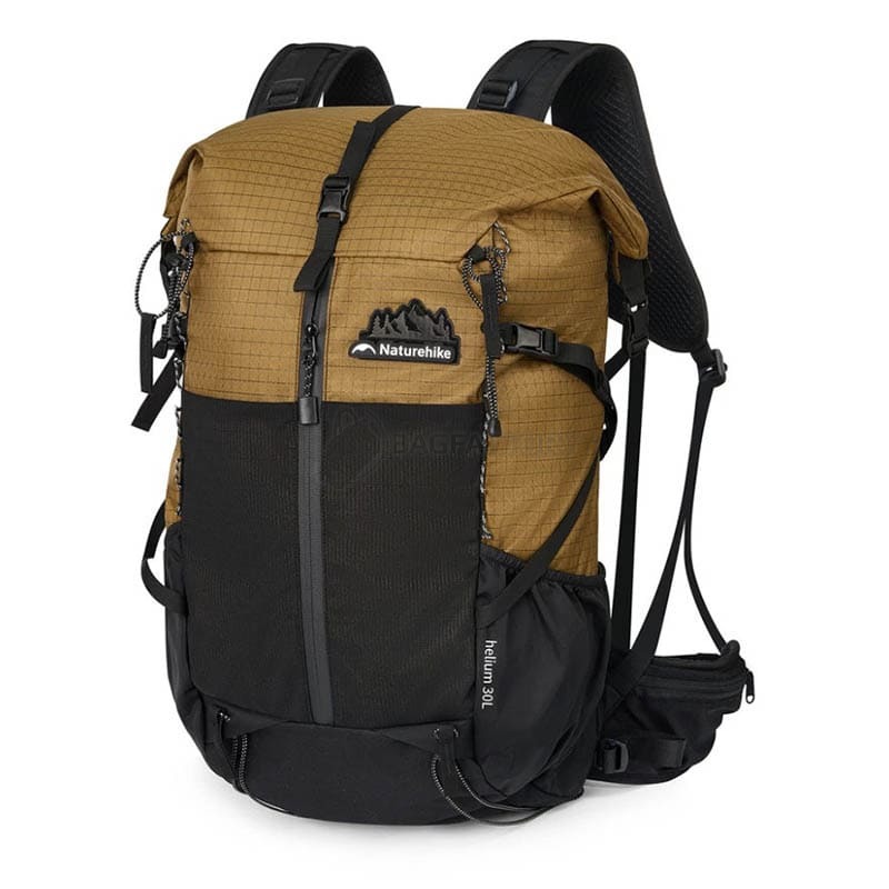 Туристичний рюкзак Naturehike Helium CNK2300016 30+5 л Коричневый (6976507661133)