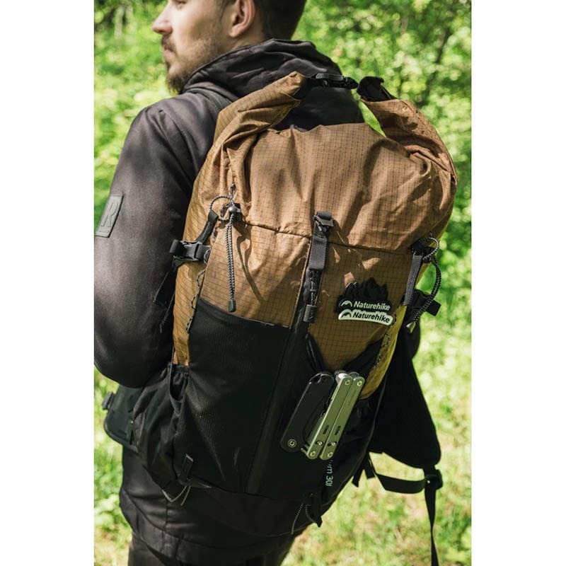 Туристичний рюкзак Naturehike Helium CNK2300016 30+5 л Коричневый (6976507661133)