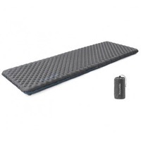 Туристичний килимок Naturehike CNH22DZ018 з мішком для надування 196x64x7 см Чорний (6975641888475)