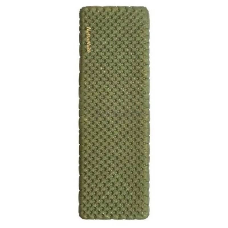 Туристичний килимок Naturehike CNH22DZ018 з мішком для надування 196x64x7см Зелений (6975641888574)