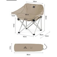 Стілець складаний Naturehike Stellaluna T01 CNH23JU13002 Пісочний (6927595789063)