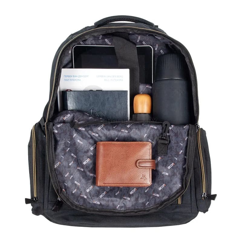 Міський рюкзак JCB BP22 31.5л Black/Yellow (JCBBP 22 BLK/YELLOW)