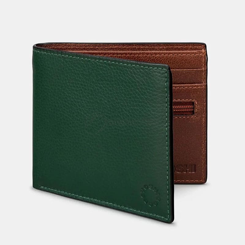 Гаманець чоловічий Yoshi Y2378 Green/Brown (Y2378 17 16)