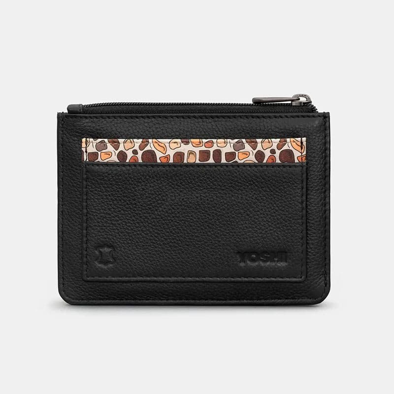 Кардхолдер шкіряний Yoshi Y1219 Morton Mothers Pride Black (Y1219 GRF 1)